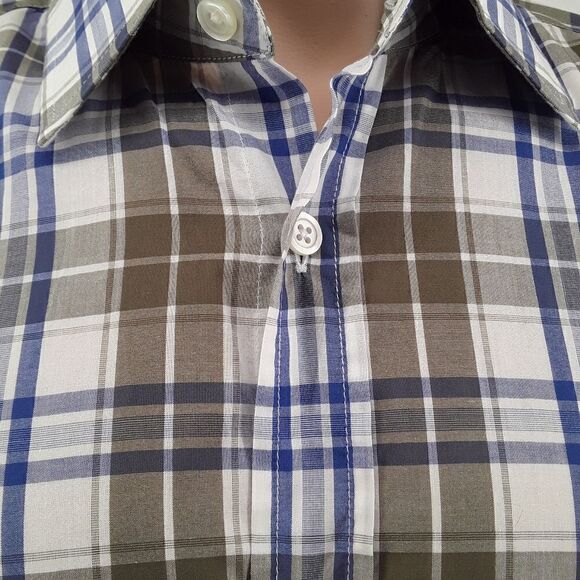 BOSS HUGO BOSS Regular Fit Men's Shirt Size M 100% Cotton Made in Italy - Picture 3 of 8